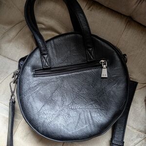 Black Round Women's Bag